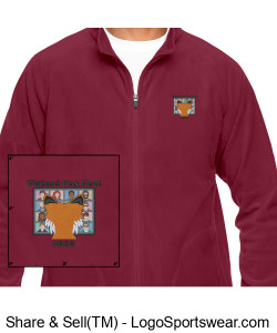 Virtual Fox Fest 2026 Mens Full-zip fleect Design Zoom